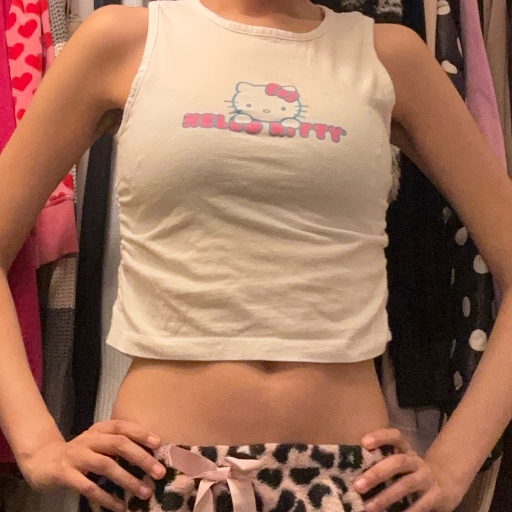 youth size large hello kitty tank top